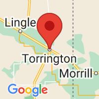 Map of Torrington, WY US
